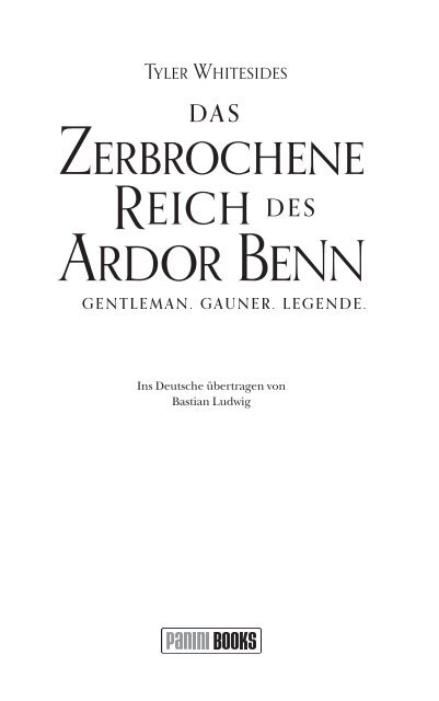 Das zerbrochene Reich des Ardor Benn (Die Abenteuer des Meisters von List und Tücke 2) (Leseprobe) YDARDOR002
