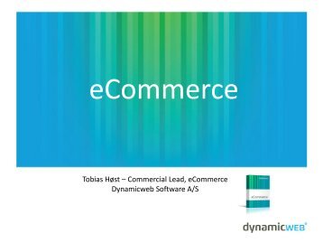 eCommerce - Dynamicweb
