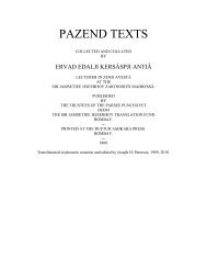 Pazand texts - Avesta