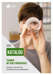 Katalog Inhouse Seminare für Fachkräfte_Stärkentrainer GmbH_2023