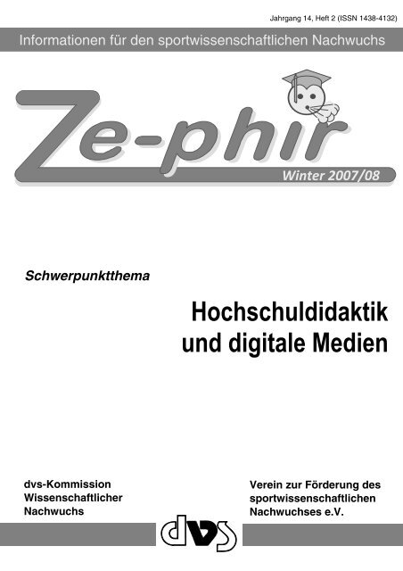 Hochschuldidaktik und digitale Medien - Sportwissenschaftlicher ...