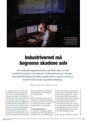 Sikkerhet 02 2019_RFGA_Industrivernet må begrense skadene selv