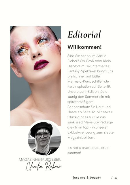just me & beauty E-Magazin Issue N°23 Juni 2023