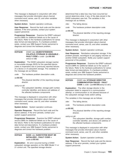 z/VM: System Messages and Codes Š CP - z/VM - IBM