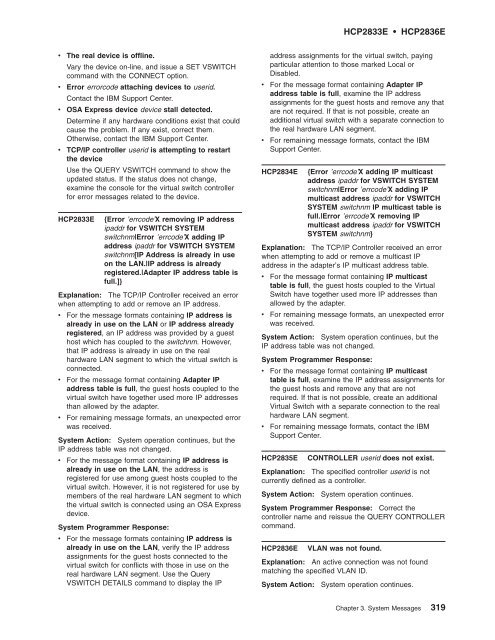 z/VM: System Messages and Codes Š CP - z/VM - IBM