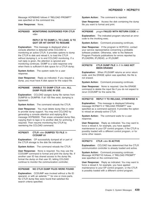 z/VM: System Messages and Codes Š CP - z/VM - IBM