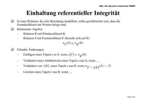 A RS - of the AG Database-Systems