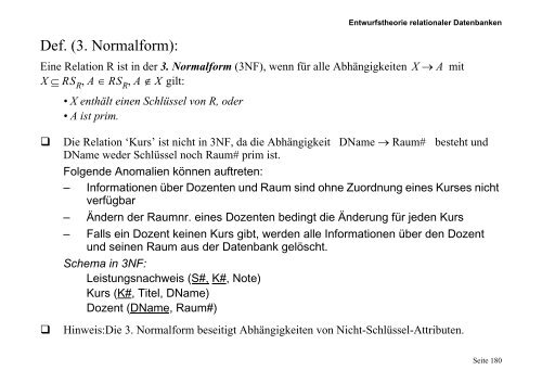 A RS - of the AG Database-Systems