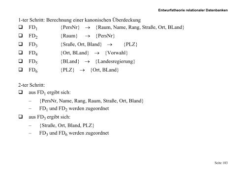 A RS - of the AG Database-Systems