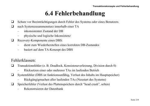 A RS - of the AG Database-Systems