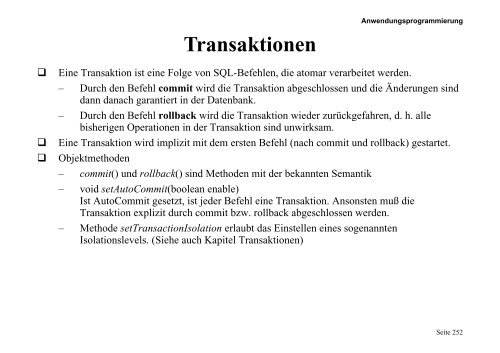 A RS - of the AG Database-Systems