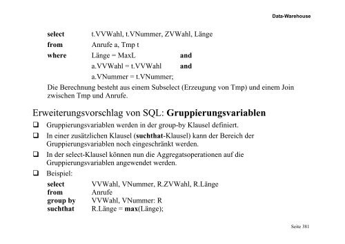 A RS - of the AG Database-Systems