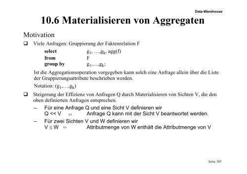 A RS - of the AG Database-Systems