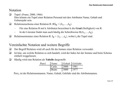 A RS - of the AG Database-Systems