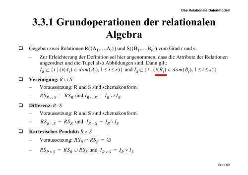 A RS - of the AG Database-Systems