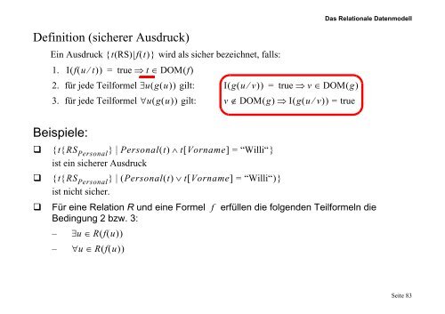 A RS - of the AG Database-Systems