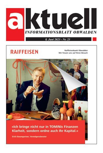 Aktuell Obwalden | KW 23 | 8. Juni 2023