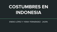 Costumbres de Indonesia