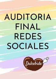 Auditoria RRSS Dulcebide