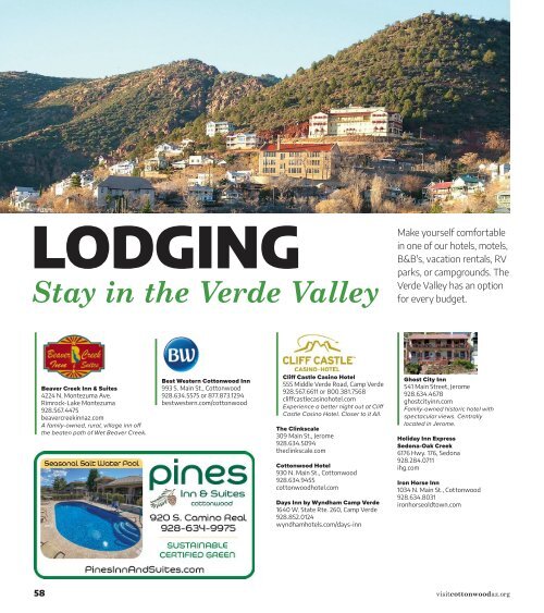 2023 Cottonwood & Verde Valley Visitor's Guide