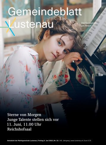 Gemeindeblatt Lustenau Nr. 23 | Freitag, 9. Juni 2023