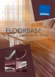 FLOORBASE Bodenbelagsprofile | Katalog 2023