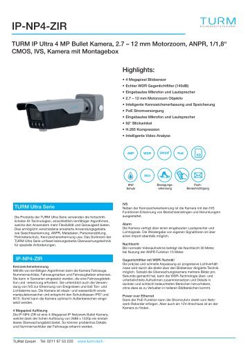 IP-NP4-ZIR Datenblatt