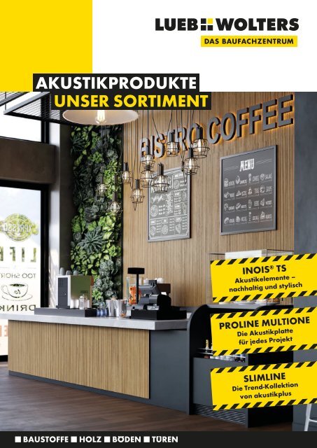 LUEB+WOLTERS | Akustikprodukte Sortiment