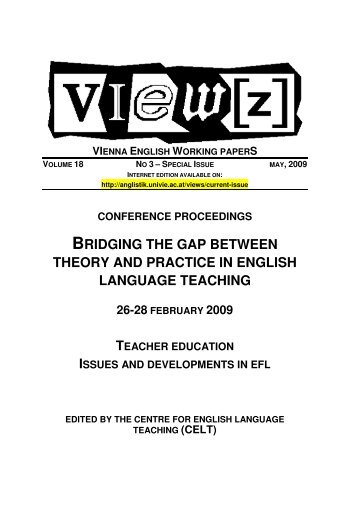 bridging the gap between theory and practice in english language ...