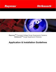 Application & Installation Guidelines - Rayvoss