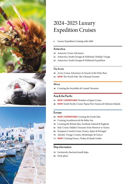 A&K Luxury Expedition Cruising 2024-25