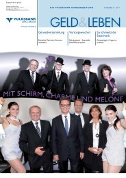 Ausgabe 2/2011 - Volksbank Graz-Bruck