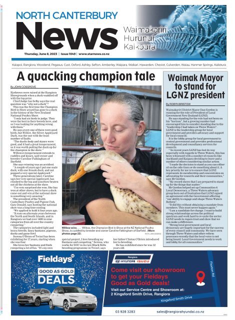 North Canterbury News: June 08, 2023