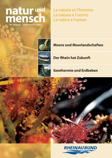 natur und mensch - Rheinaubund