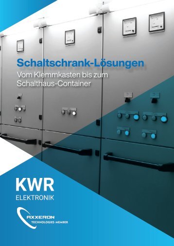 KWR Elektronik - Schaltschrank-Lösungen