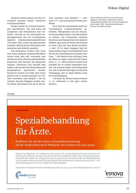 vsao Journal Nr. 3 - Juni 2023