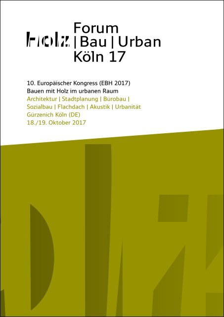 10. Europäischer Kongress (EBH 2017)