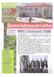 Gemeindenachrichten vom (5,67 MB) - Hinzenbach