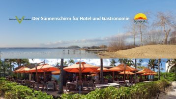 Sonnenschirme für Sport und Freizeitanlagen Hotel und Gastronomie