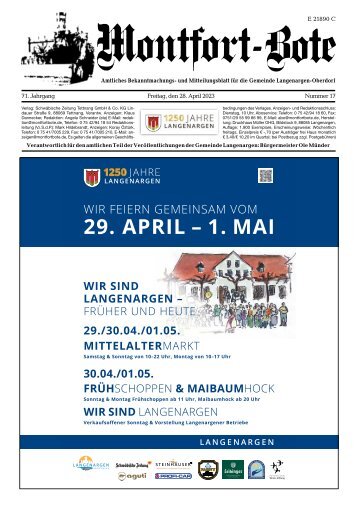 08.06.2023 Montfort-Bote