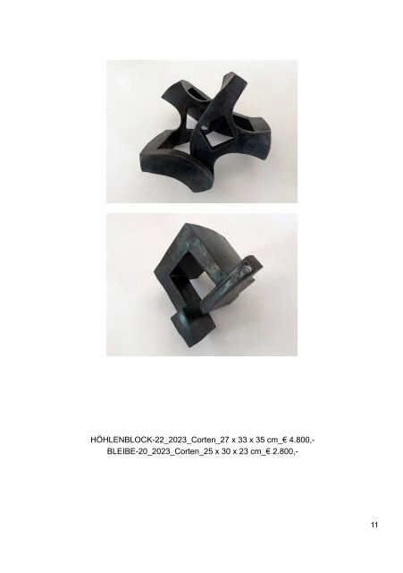 Ausstellungskatalog Jörg Bach, Juni 2023