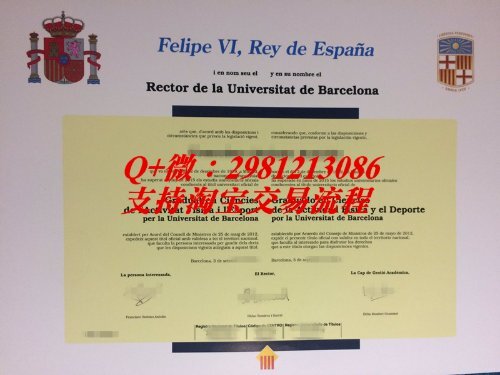 西班牙巴塞罗那大学(Universidad de Barcelona)毕业证样本|国外大学文凭成绩单制作|西班牙大学留服认证