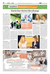 Journal LOKAL - die lokale Zeitung: Sonderseiten zur Vocatium 6/2023