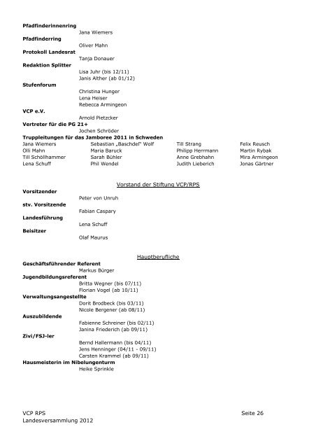 Berichtsheft - PDF - 2012 - VCP Land Rheinland-Pfalz/Saar