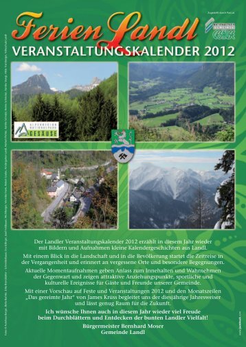 Veranstaltungs Kalender 2012 - Forstmuseum Silvanum