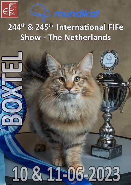 Catalog - 244. 245. Mundikat Int. FIFe Show - BOXTEL 10 & 11 June 2023