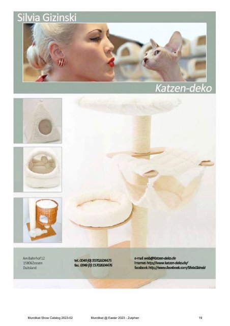 Catalog - 244. 245. Mundikat Int. FIFe Show - BOXTEL 10 & 11 June 2023