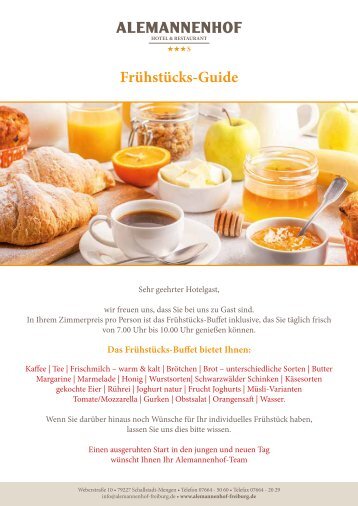 Alemannenhof Frühstücksguide