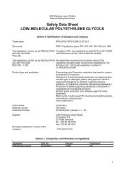 Safety Data Sheet LOW-MOLECULAR POLYETHYLENE ... - Waldis