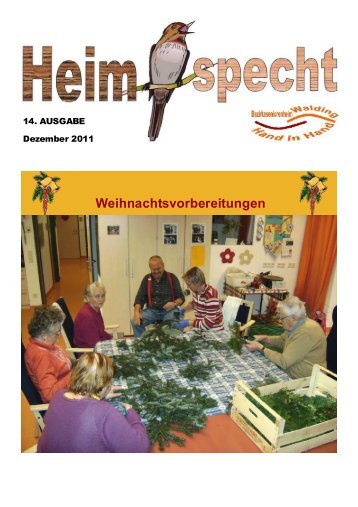 Weihnachtsvorbereitungen - Sozialhilfeverband Urfahr-Umgebung